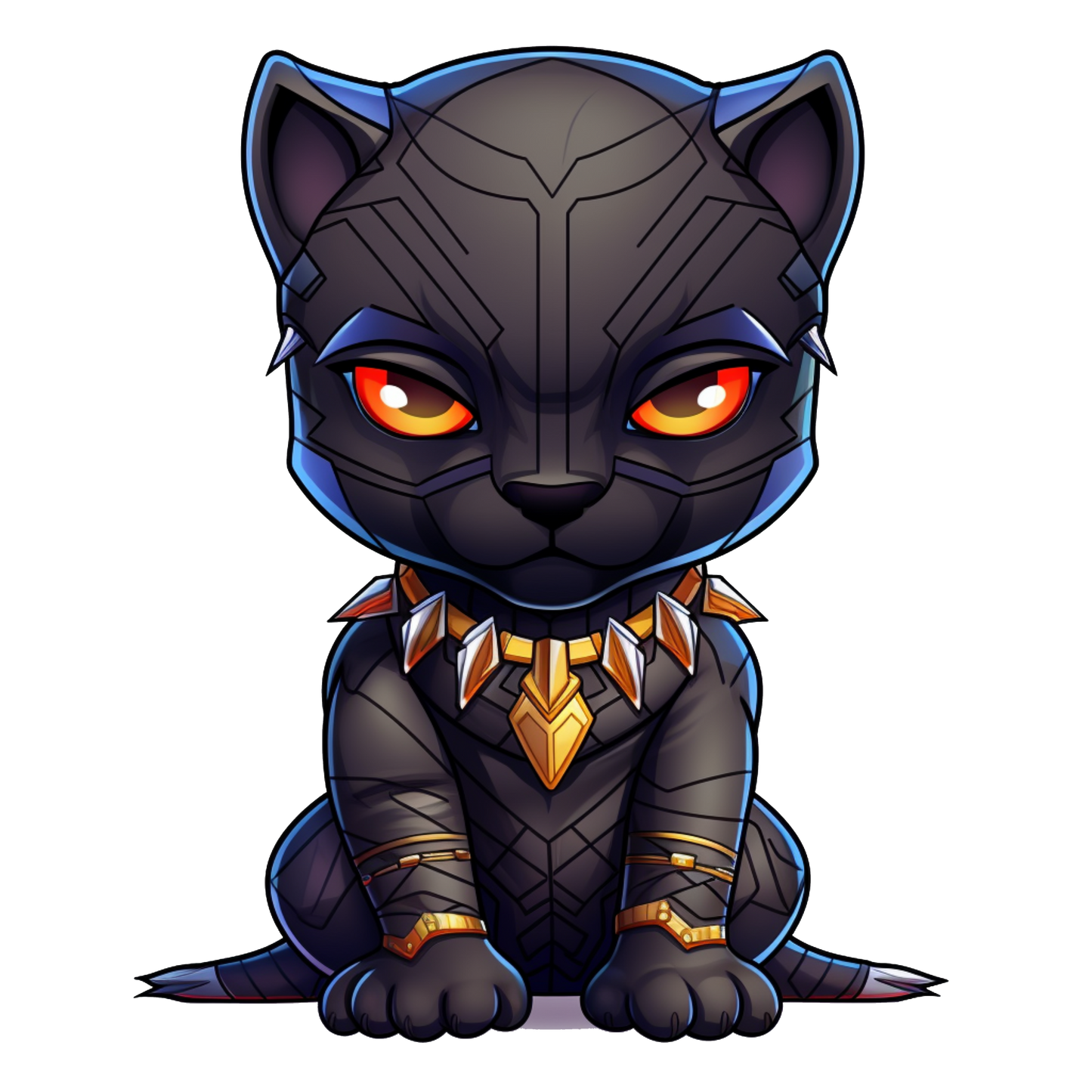 Black Panther Marvel Adorable Sticker
