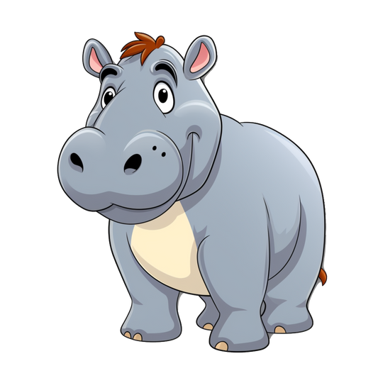 Hippopotamus Cute Sticker