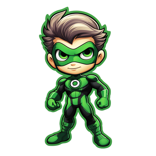 Green Lantern Marvel Adorable Sticker