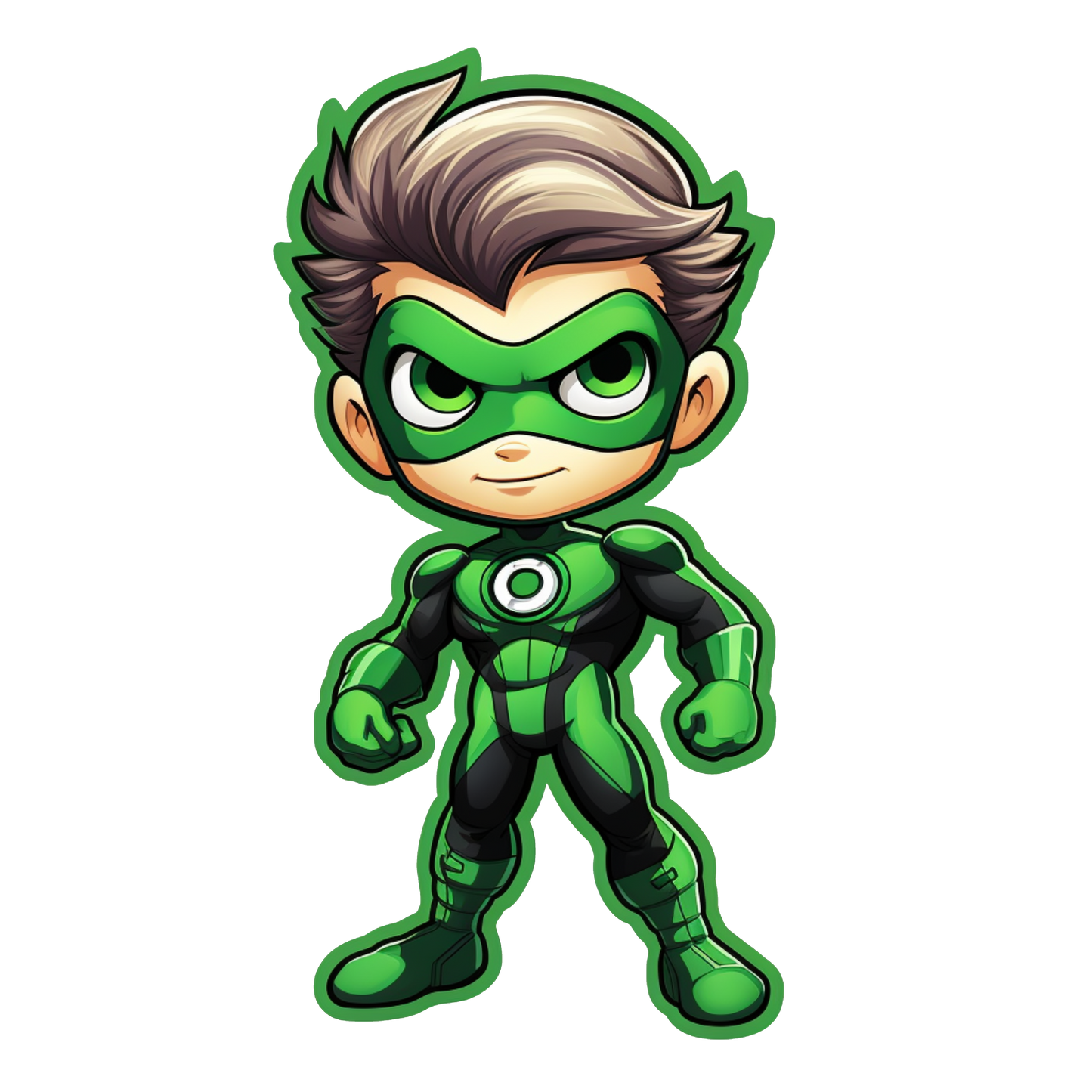 Green Lantern Marvel Adorable Sticker