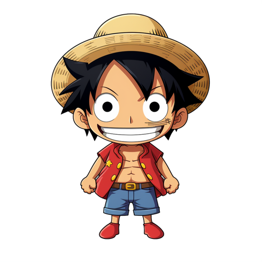 Luffy One Piece Adorable Funny Sticker