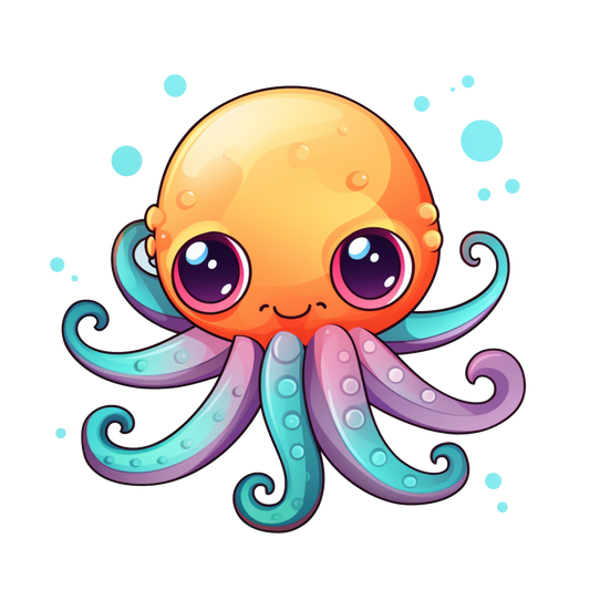 Octopus Cute Sticker